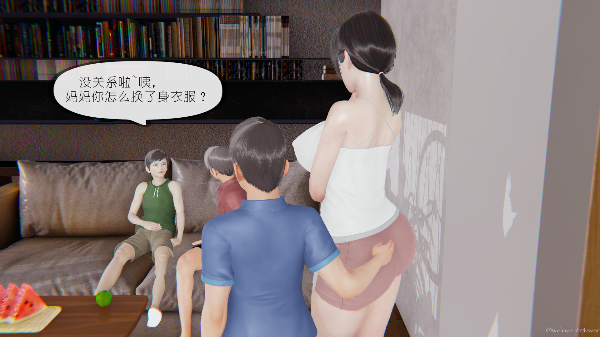 丰乳肥臀的淫乱妈妈  第二章-妈妈尝到了同学的肉棒下 漫画图片31.jpg